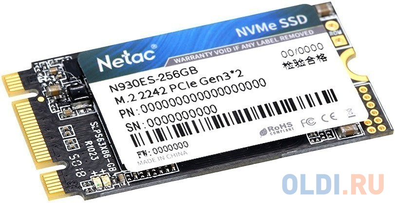 SSD Netac SSD накопитель Netac N930ES 256 Gb