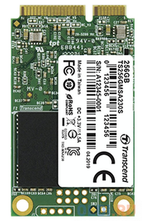 SSD накопитель Transcend 230S 256 Gb mSATA TS256GMSA230S