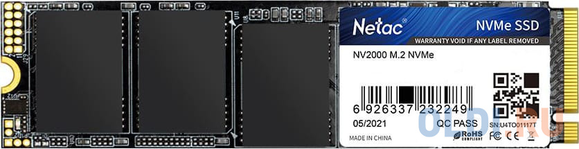 SSD Netac  ОЛДИ SSD накопитель Netac NV2000 512 Gb PCI-E 3.0 x4