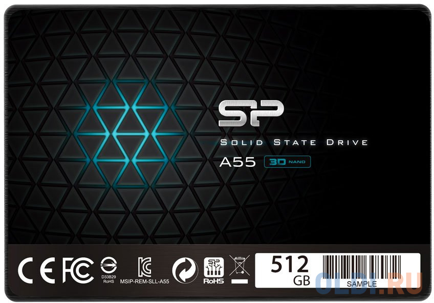 SSD накопитель Silicon Power Ace A55 512 Gb SATA-III