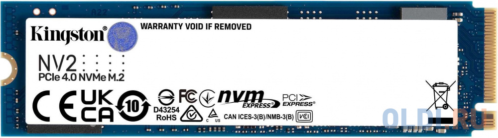 SSD Kingston SSD накопитель Kingston NV2 250 Gb PCI-E 4.0 х4