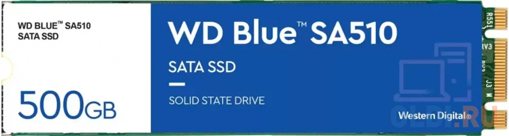 SSD накопитель Western Digital Blue SA510 500 Gb SATA-III