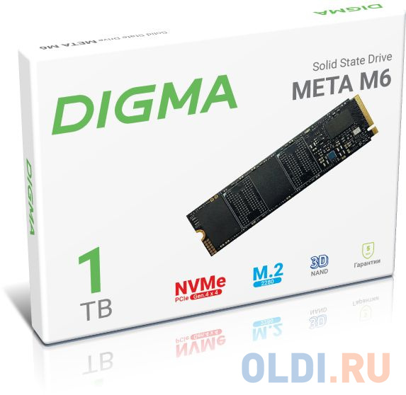 SSD накопитель Digma Meta M6 1 Tb PCI-E 4.0 х4