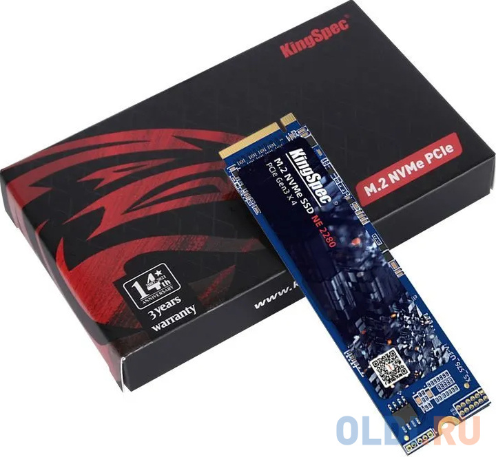 SSD накопитель Kingspec NE-1TB 2280 1 Tb PCI-E 3.0 x4