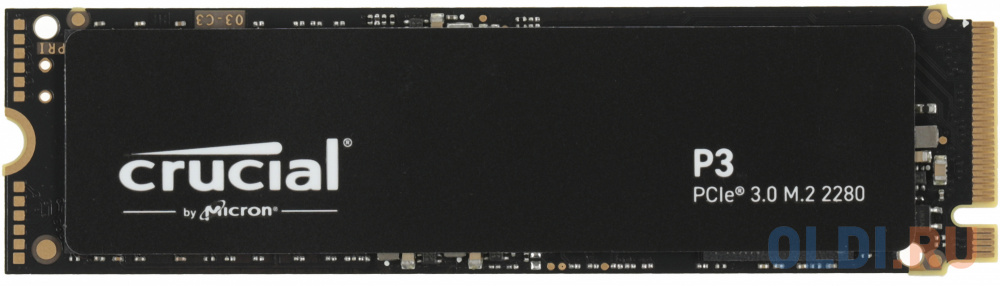 SSD накопитель Crucial P3 500 Gb PCI-E 3.0 x4