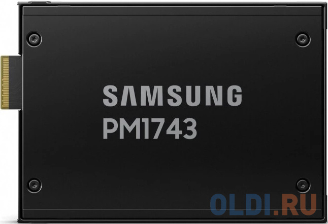 SSD Samsung Твердотельный накопитель/ Samsung SSD PM1743, 3840GB, U.3(2.5" 15mm), NVMe, PCIe 5.0 x4 R/W 14000/6000MB/s, IOPs 2 500 000/280 000, TBW 7008, DWP