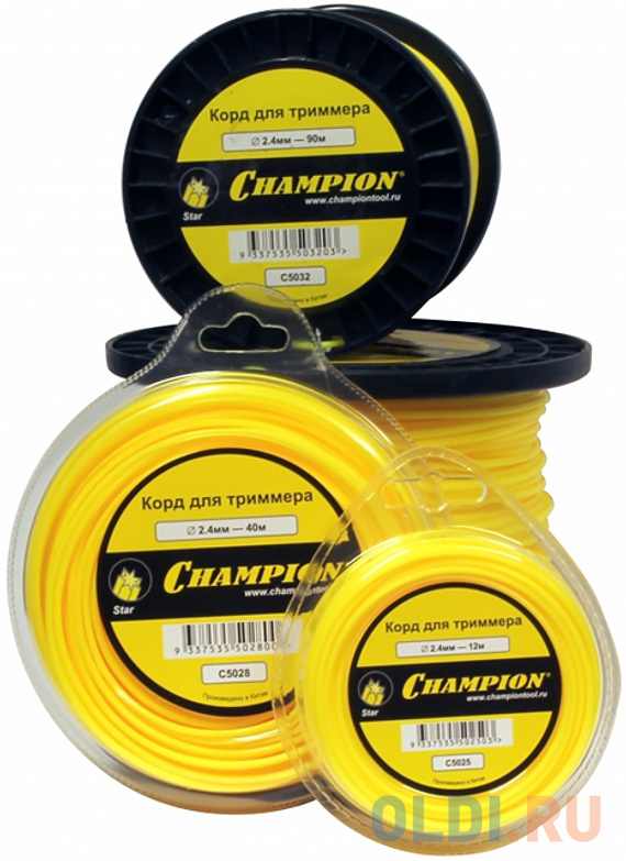 Корд для триммеров Champion C5029 Star 3.0мм*25м