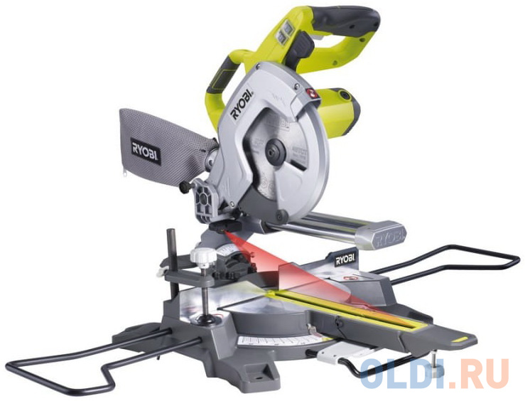 Торцовочные пилы Ryobi  ОЛДИ Торцовочная пила Ryobi EMS216L 1500Вт 216мм