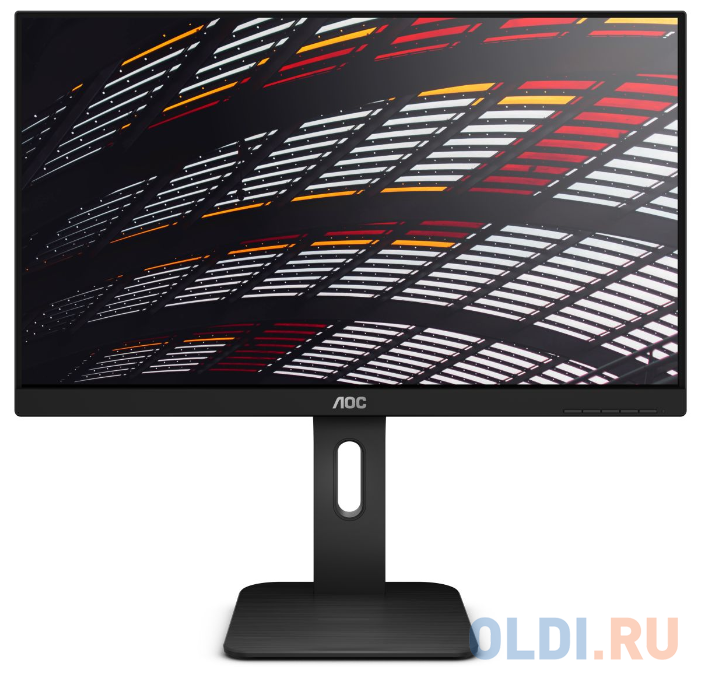 Монитор 24" AOC X24P1 Black IPS, 1920x1200, 4ms, 300 cd/m2, 1000:1 (DCR 50M:1), D-Sub, DVI, HDMI, DP, USBhub, 2.5Wx2, Headph.Out, HAS, Pivot, ves