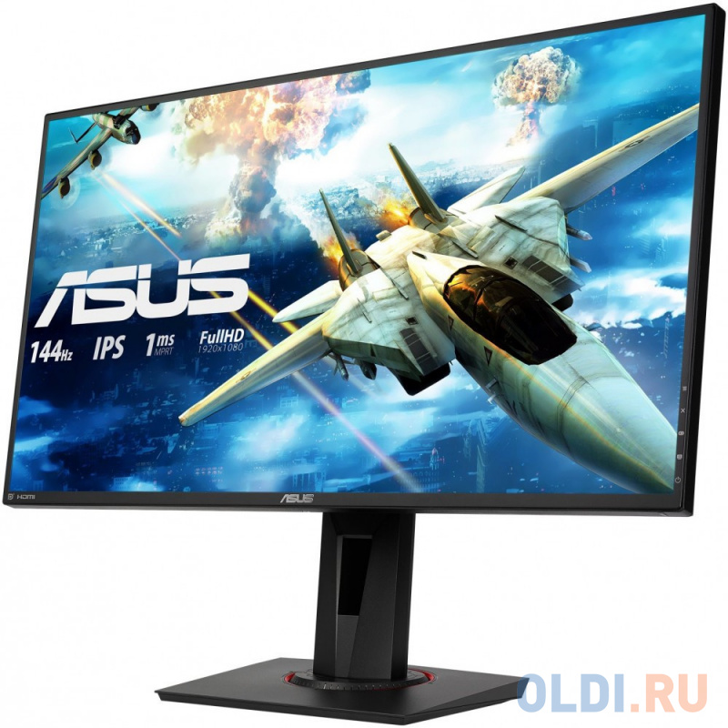 Монитор 27" ASUS Gaming VG27VQ Black Сurved LED, Wide, 1920x1080, 165Hz, 4ms, 178°/178°, 400 cd/m, 3000:1, DVI, DP, 2xHDMI, MM,