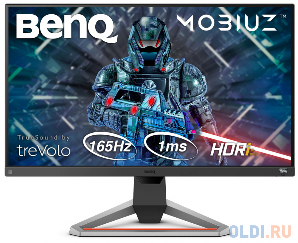 Монитор 27" BENQ MOBIUZ EX2710S черный IPS 1920x1080 400 cd/m^2 1 ms HDMI DisplayPort Аудио 9H.LKFLA.TBE