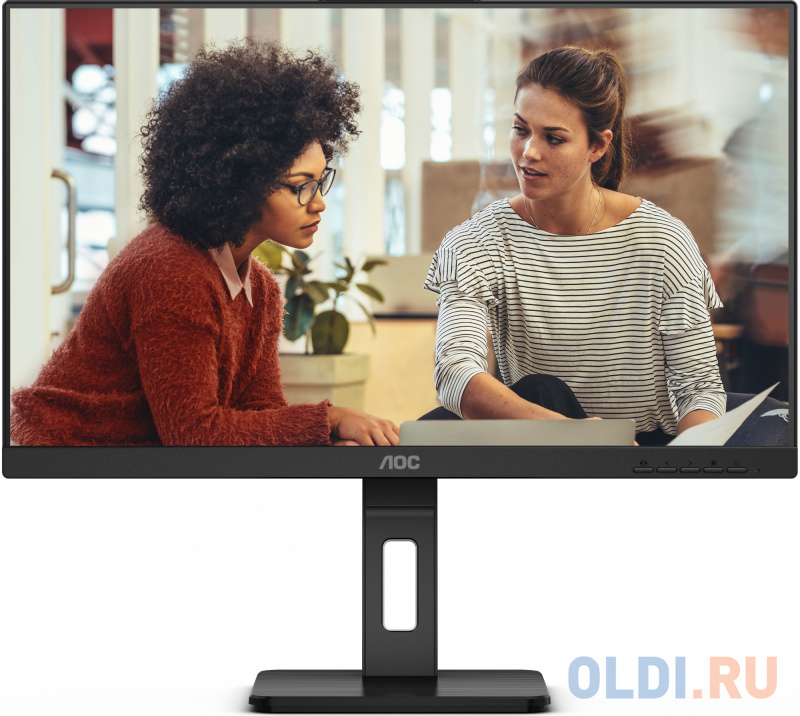 Мониторы AOC  ОЛДИ Монитор AOC 27" Q27E3UMF черный VA LED 4ms 16:9 HDMI M/M матовая HAS Piv 300cd 178гр/178гр 2560x1440 75Hz DP 2K USB 5.55кг
