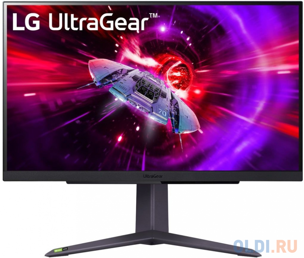 Монитор LG 27" UltraGear 27GR75Q-B черный IPS LED 16:9 HDMI матовая HAS 300cd 178гр/178гр 2560x1440 144Hz FreeSync Premium DP QHD USB 6.19кг