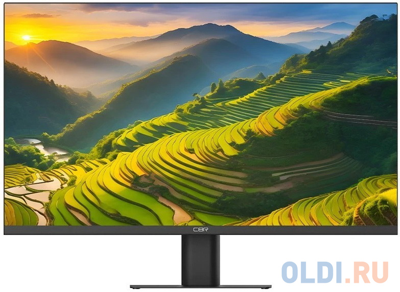 CBR LCD Монитор 27" MF-2706 безрамочный, IPS, FHD 1920x1080, 75Гц, 1*HDMI, 1*VGA, FreeSync, черный, кабели 1* HDMI+1*VGA1.5м в комплекте [LCD-MF2