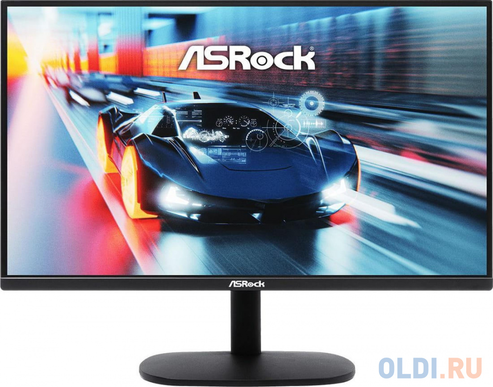 Монитор ASRock 24.5 CL25FF Black (IPS, 1920x1080, D-Sub+HDMI, 1 ms, 178°/178°, 300 cd/m, 1300:1, 100Hz)