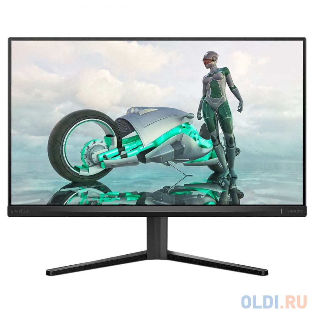 Монитор LCD 23,8 16:9 1920х1080(FHD) IPS, nonGLARE, 180 Hz, 300 cd/m2, H178°/V178°, 1000:1, 80M:1, 16.7M, 1ms, 2xHDMI, DP, Tilt, Speakers, 3Y, Black