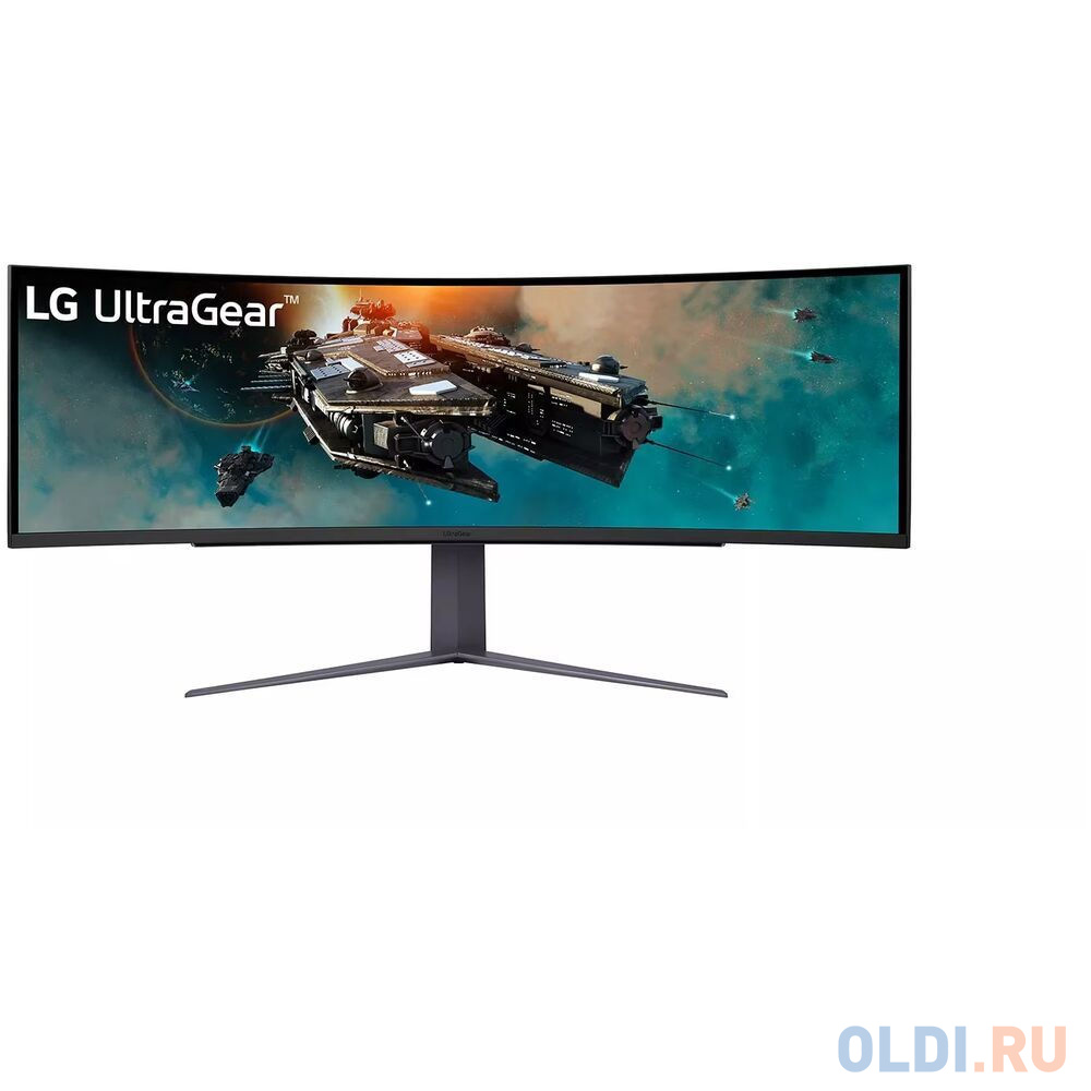 Монитор LG 49" UltraGear 49GR85DC-B черный VA LED 32:9 HDMI матовая HAS Piv 3000:1 450cd 178гр/178гр 5120x1440 240Hz FreeSync Premium Pro DP 2K U