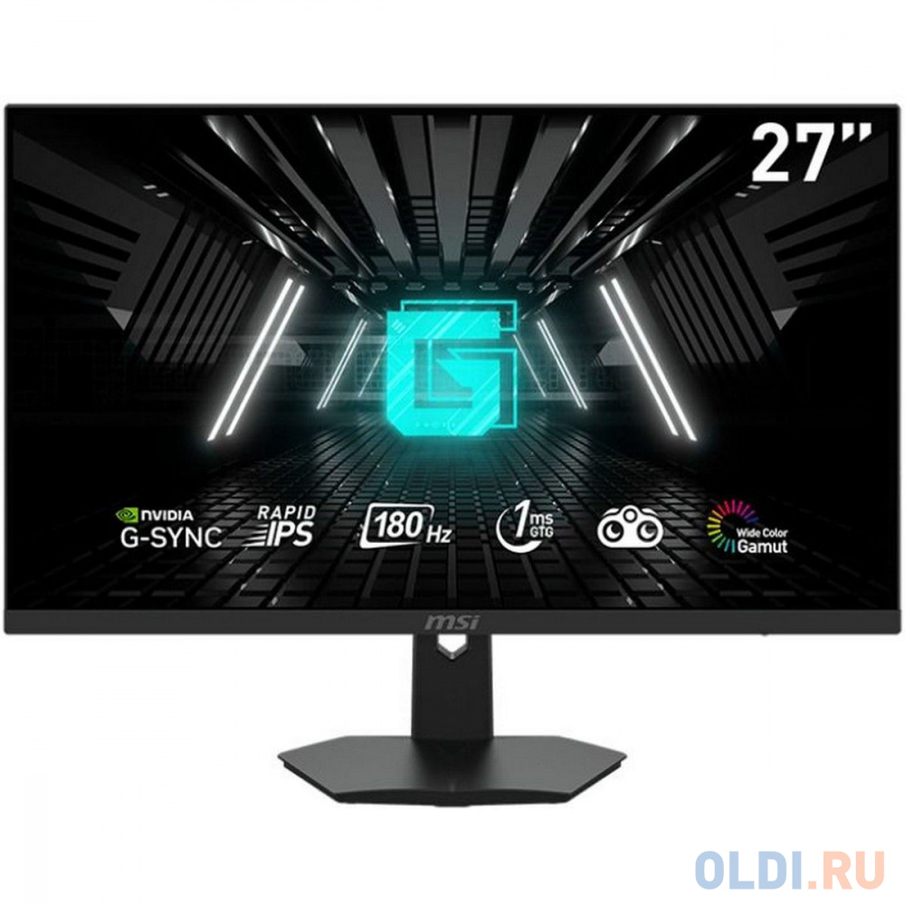 Мониторы MSI  ОЛДИ Монитор/ Монитор  G274F 27'' 1920x1080, IPS, 178/178, 1мс, 250nit, 180Hz, DP/2HDMI, noUSB, T, Black, 1y