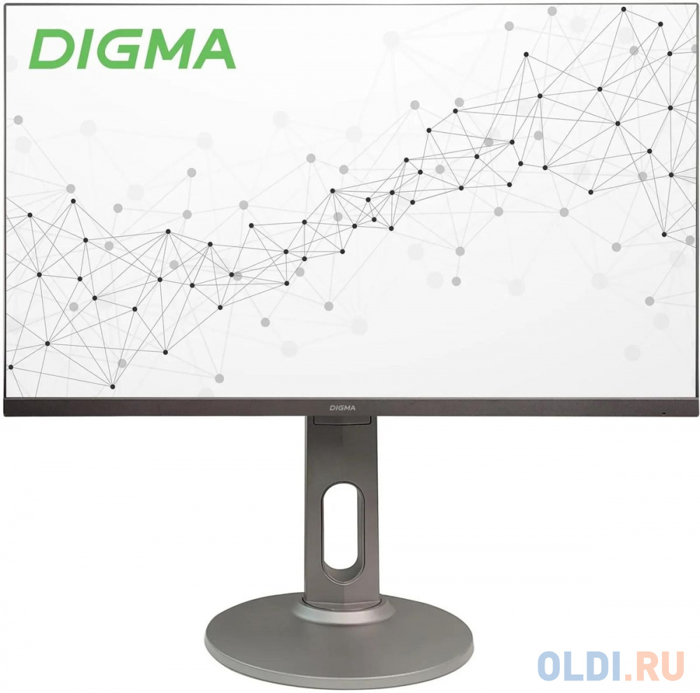 Мониторы Digma Монитор Digma 27" Progress 27P705Q черный IPS LED 5ms 16:9 HDMI M/M матовая HAS 300cd 178гр/178гр 2560x1440 75Hz FreeSync DP 2K 6.1кг