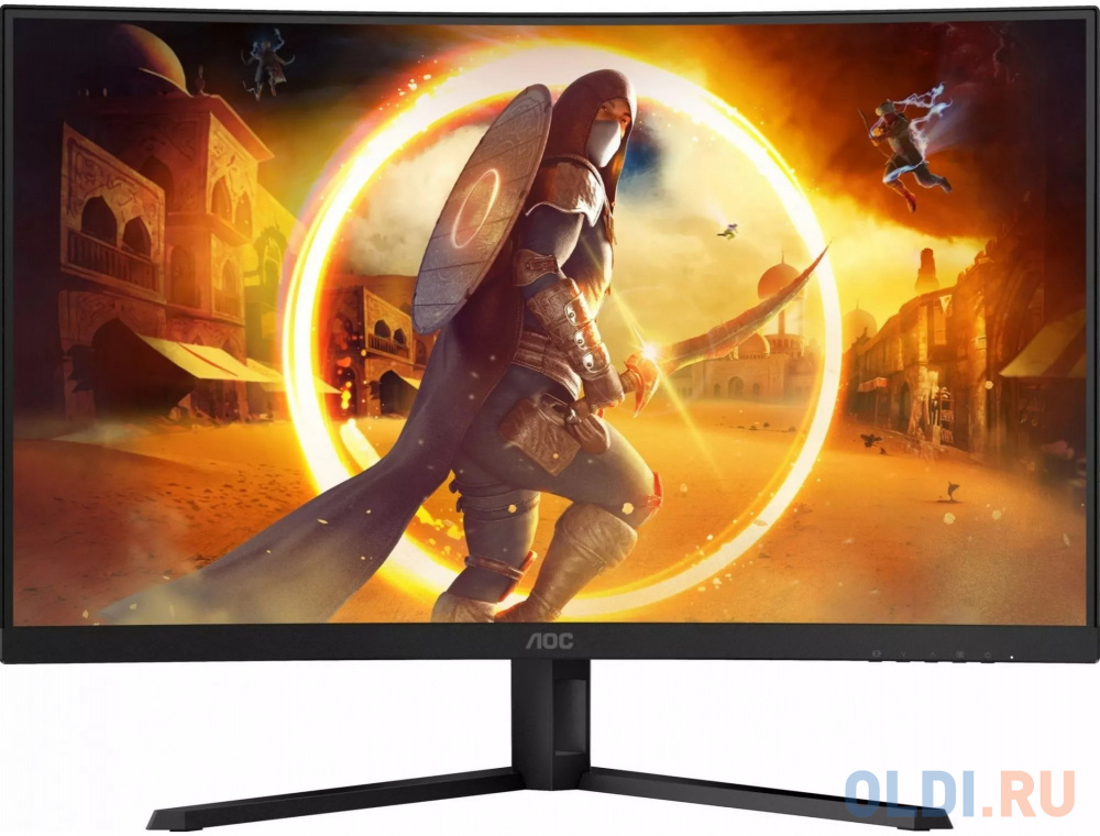 МОНИТОР 32" AOC CQ32G4VE Black (VA, изогнутый, 2560x1440, 180Hz, 0.5 ms, 178°/178°, 300 cd/m, 80M:1, +2xHDMI 2.0, +DP)