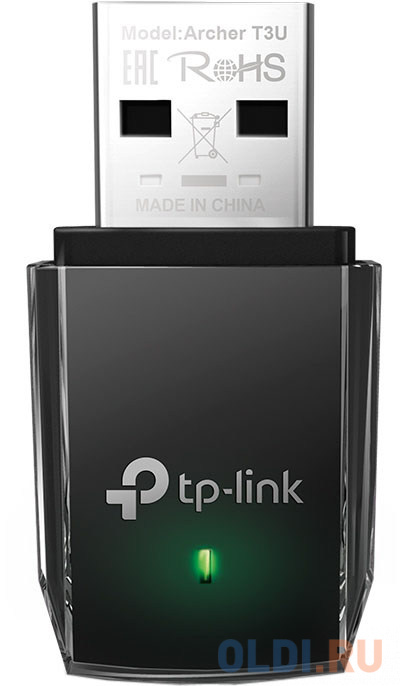 Адаптер TP-LINK Archer T3U AC1300 Мини Wi-Fi MU-MIMO USB-адаптер