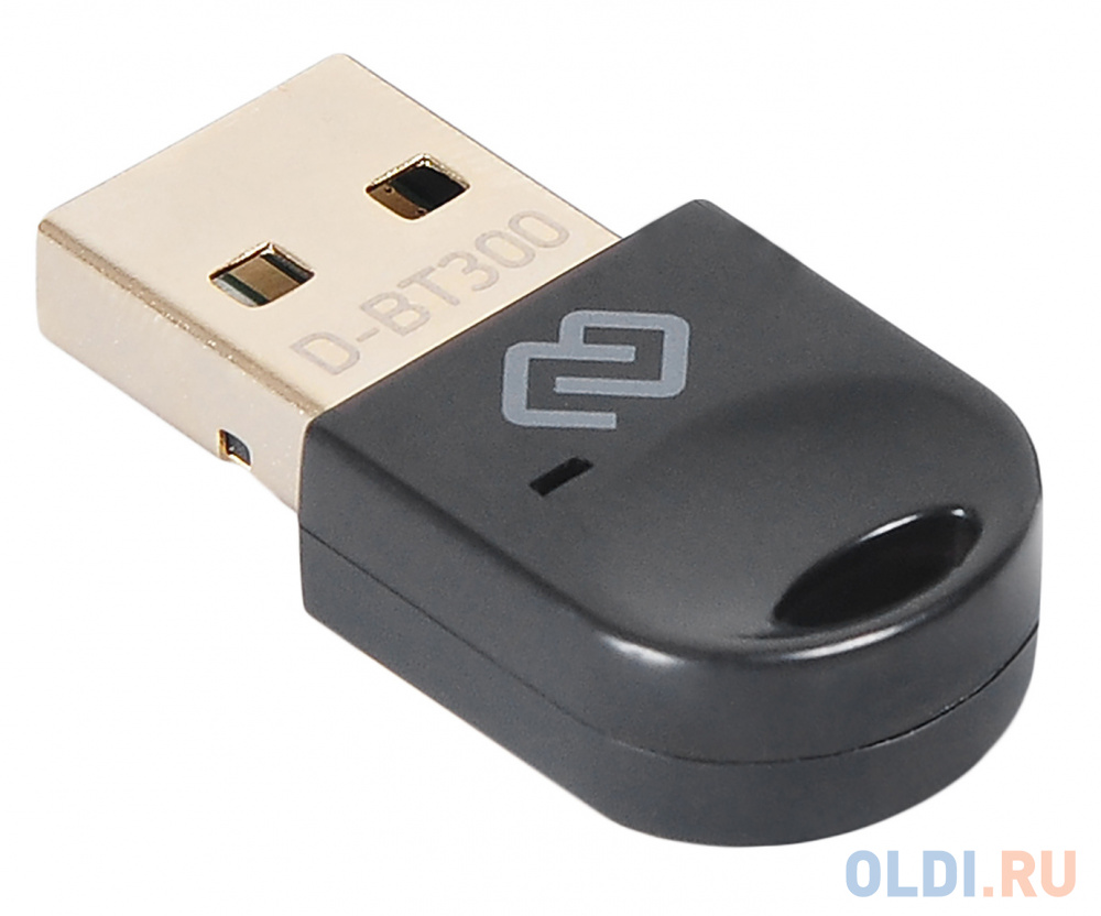   ОЛДИ Адаптер USB Digma D-BT300 Bluetooth 3.0+EDR class 2 10м черный