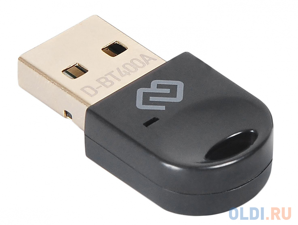 Сетевые беспроводные адаптеры Digma Адаптер USB Digma D-BT400A Bluetooth 4.0+EDR class 1.5 20м черный