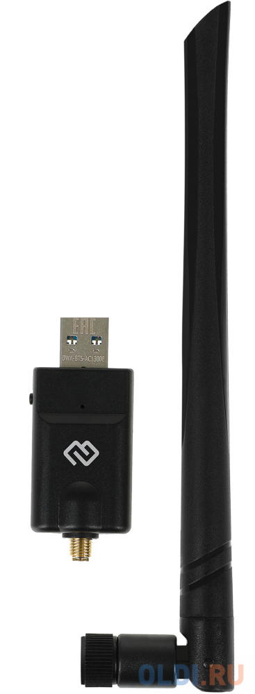 Сетевой адаптер Wi-Fi + Bluetooth Digma DWA-BT5-AC1300E AC1300 USB 3.0 (ант.внеш.съем) 1ант. (упак.:1шт)