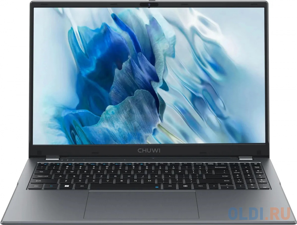 Ноутбук CHUWI GemiBook plus 15.6",  IPS, Intel N100 0.8ГГц, 4-ядерный, 8ГБ LPDDR5, 256ГБ SSD,  Intel UHD Graphics , Windows 11 Home, серый [17462