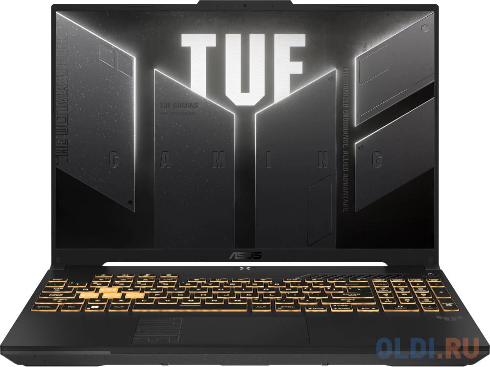 Ноутбук/ ASUS TUF F16 FX607JV-N3146 16"(1920x1200 WVA (матовый, 165Hz))/Intel Core i7 13650HX(2.6Ghz)/16384Mb/1024PCISSDGb/noDVD/Ext:nVidia GeFor