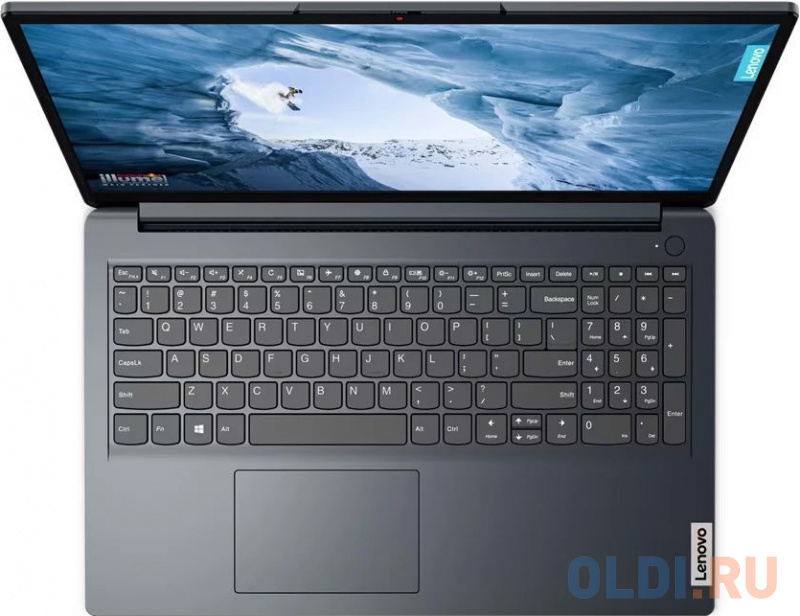 Ноутбук 15.6" HD LENOVO IdeaPad 1 15IGL7 blue (Cel N4020/8Gb/256Gb SSD/VGA int/noOS) ((82V700G5FE))