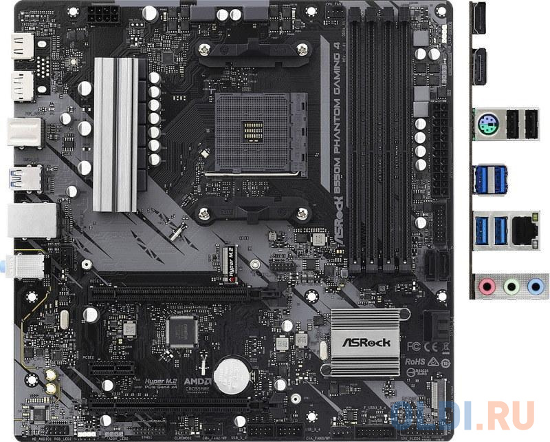 Материнская плата ASRock B550M PHANTOM GAMING 4