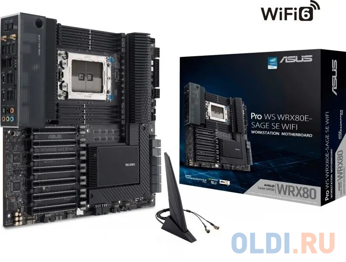 PRO WS WRX80E-SAGE SE WIFI /AMD SWRX8,WRX80,PCIE 4.0,WS MB, RTL {3} (066262)