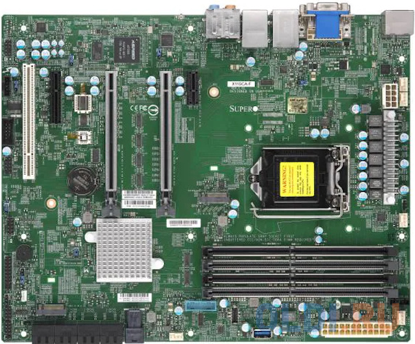 Сервер.плата SuperMicro MBD-X11SCA-F-B <C246, LGA1151v2> <1x MCP-260-00122-0N, 2x CBL-0044L, 2x MCP-450-00005-0B or MCP-450-00006-0B>