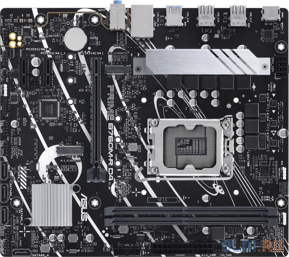 Материнская плата ASUS PRIME B760M-R D4