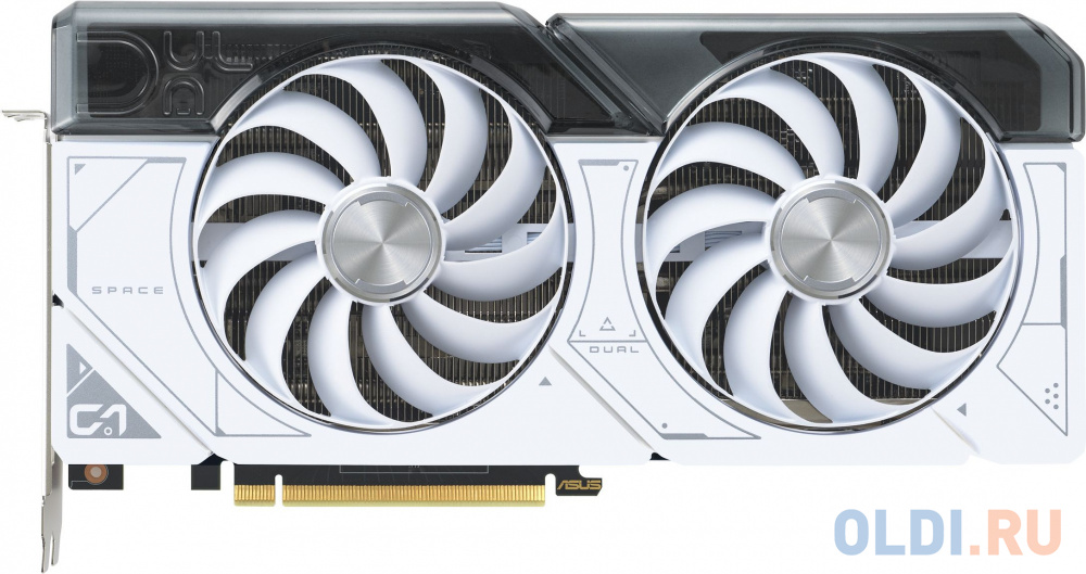 Видеокарта Asus PCI-E 4.0 DUAL-RTX4070S-O12G-WHITE NVIDIA GeForce RTX 4070 Super 12Gb 192bit GDDR6X 2520/21000 HDMIx1 DPx3 HDCP Ret