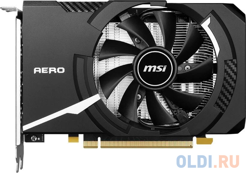 Видеокарта MSI RTX4060 AERO ITX 8G OC GDDR6 128bit 3xDP HDMI 1FAN ITX