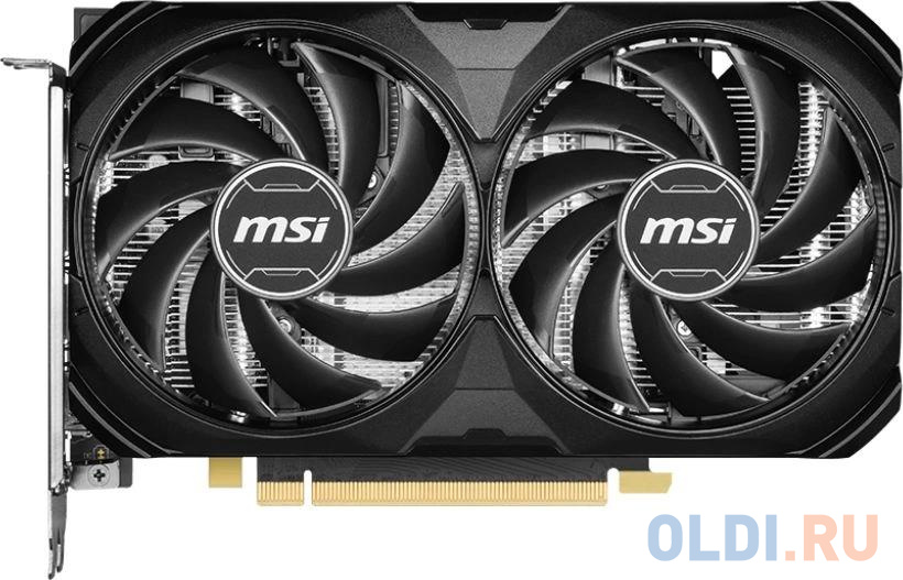 Видеокарты MSI Видеокарта MSI PCI-E 4.0 RTX 4060 Ti 8G VENTUS 2X BLACK E1 NVIDIA GeForce RTX 4060TI 8Gb 128bit GDDR6 2535/18000 HDMIx1 DPx3 HDCP Ret