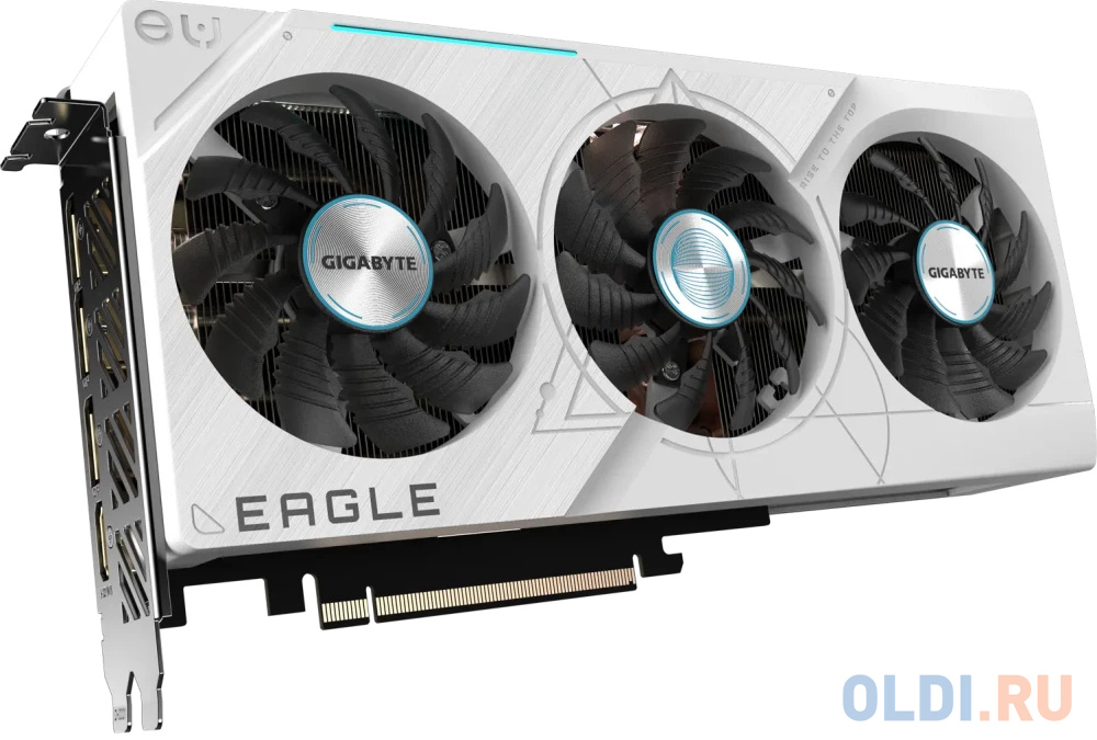 Видеокарта/ VGA GIGABYTE NVIDIA GeForce RTX 4070 TI SUPER EAGLE OC ICE 16G 16GB, GDDR6X/256-bit, PCIe 4.0, 1xHDMI 2.1, 3xDP, 2.5-slot