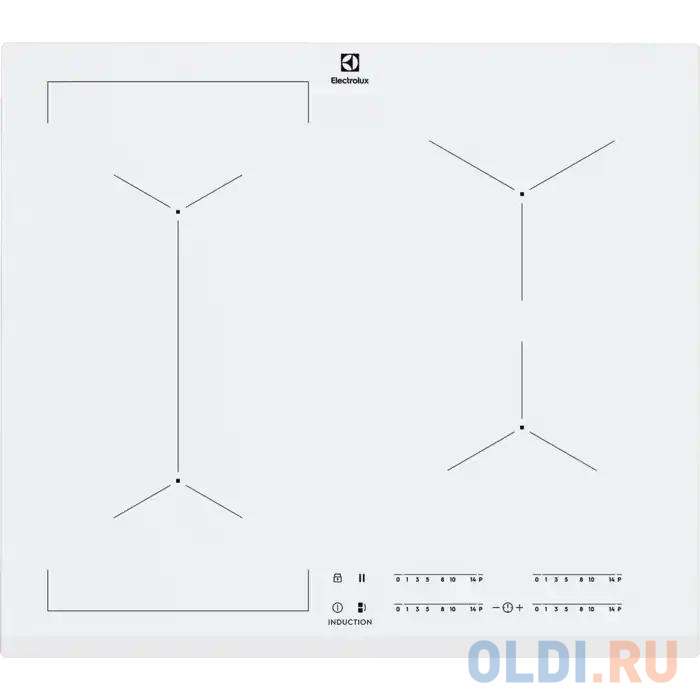 Варочная панель индукционная Electrolux EIV63440BW белый