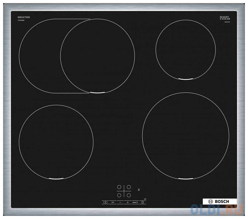 Варочная панель индукционная Bosch PIF645BB5E черный