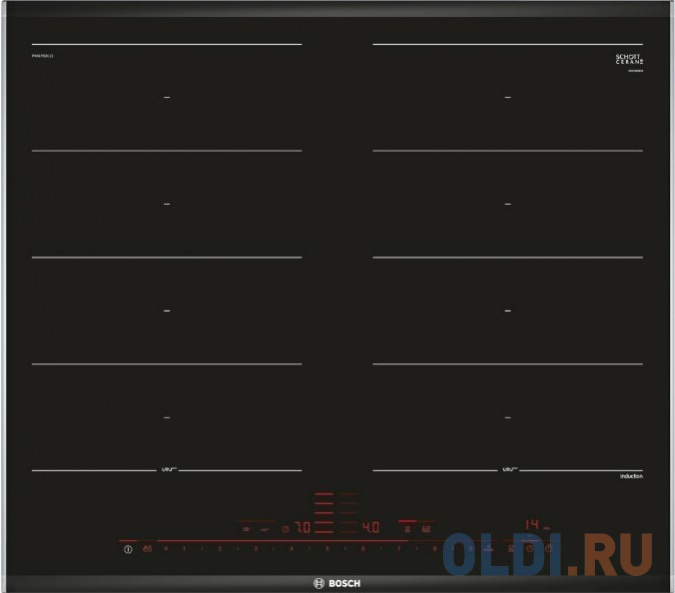 Варочная панель индукционная Bosch PXX675DC1E черный