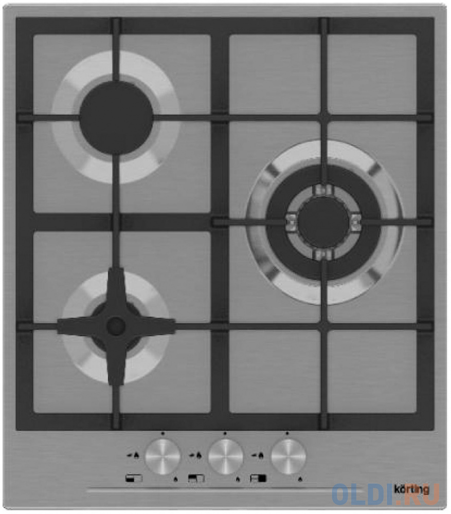 Варочная панель газовая Korting HG 465 CTX серебристый