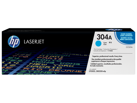 Расходные материалы Картридж голубой HP Inc. CC531A
