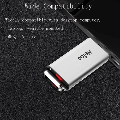 Netac U185 64GB USB2.0 U Disk Портативный USB флэш-накопитель Встроенное программное обеспечение для шифрования Небольшой размер Plug and Play Широкая совместимость
