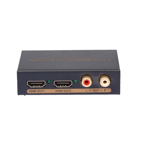 NK-912 2-портовый HDMI-разветвитель Video Switcher Audio Extractor Настройка аудио EDID 2 HDMI-выход US Plug