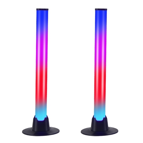 2 шт. красочные звуковые пикапы USB Настольный атмосферный свет высокочувствительный звукосниматель свет бар веселые игры