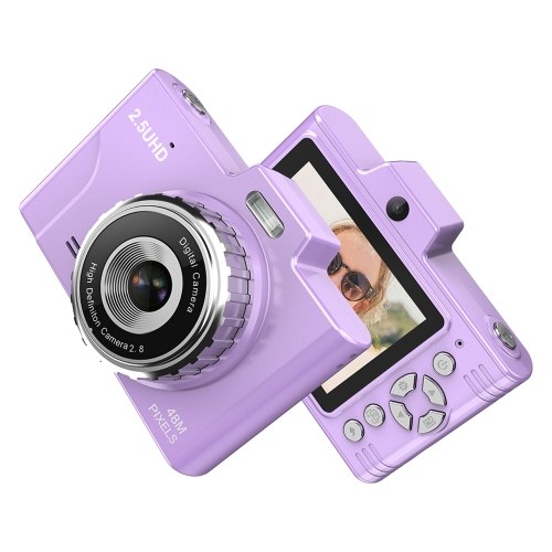 Цифровая камера H8S 2.5K 48MP с экраном 2,8 дюйма. Цифровая видеокамера.