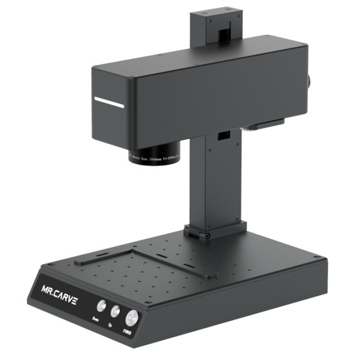 Маркировочная машина MR.CARVE M4 Лазерный гравер Инфракрасный лазерный модуль 2 Вт и лазерный модуль синего света 5 Вт Зона резьбы 70x70 мм с вращающимся роликом