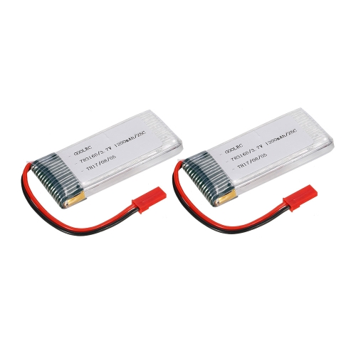 2шт GoolRC 3.7V 1200mAh 25C JST Plug LiPo Аккумулятор для Walkera WKLIPO-5 #10 5G4Q3 SYMA S006